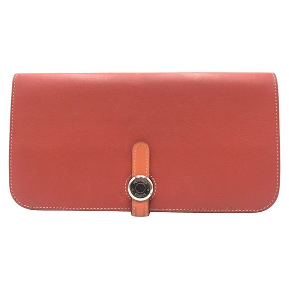 Hermes Dogon Long Leather Long Wallet - Picture 1 of 9